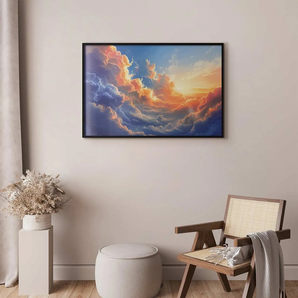 Plakat Symfonia barw 60x40 cm z ramą czarną bez marginesu ARTGEIST B