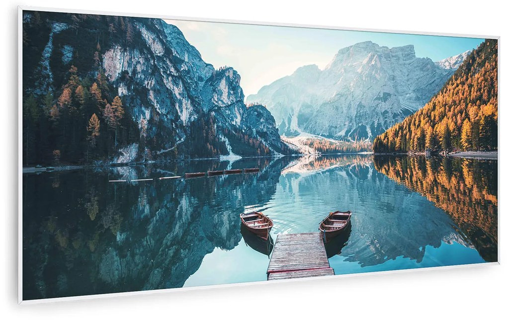 Klarstein Wonderwall Art Smart 700W 60x120cm Obraz na podczerwień Jezioro
