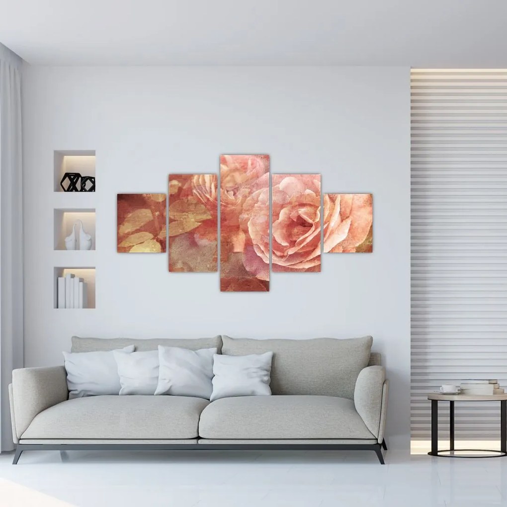 Obraz róż (125x70 cm)