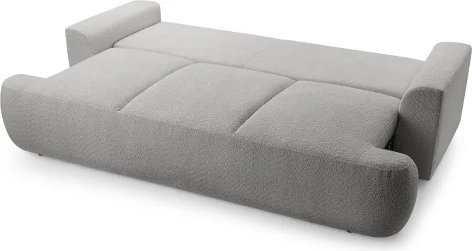 Sofa VELO z funkcja spania i pojemnikiem SZARY CORAL 75