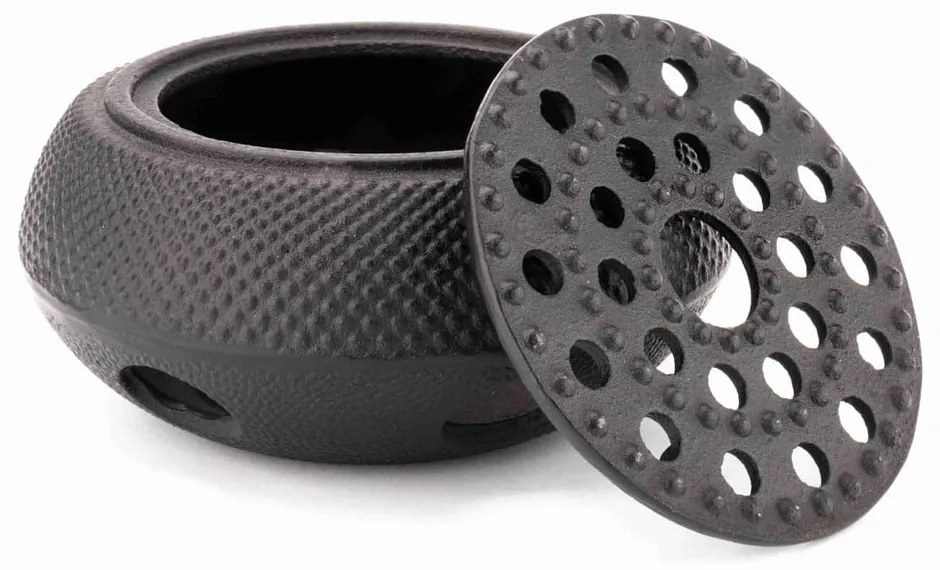 Czarny żeliwny podgrzewacz do herbaty Bredemeijer Jang, ⌀ 14,4 cm