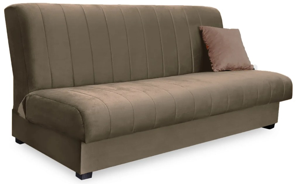 Sofa z Funkcją Spania SIGMA Rozkładana Wersalka Dwuosobowa Beżowa Nowoczesna do Salonu