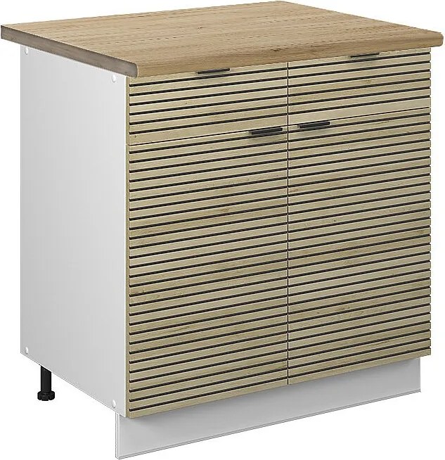 Szafka dolna do kuchni panel dębowy 80x60x82 fame-line