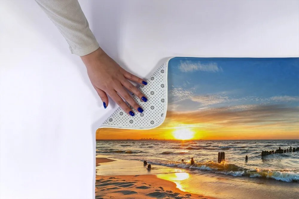 Dywanik łazienkowy Dywanik łazienkowy Plaża Zachód Słońca