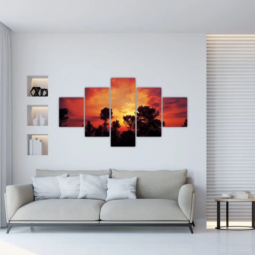 Obraz zachodu słońca (125x70 cm)
