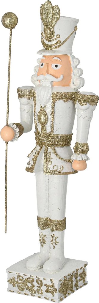 Figurka Dziadek do orzechów 55 cm white