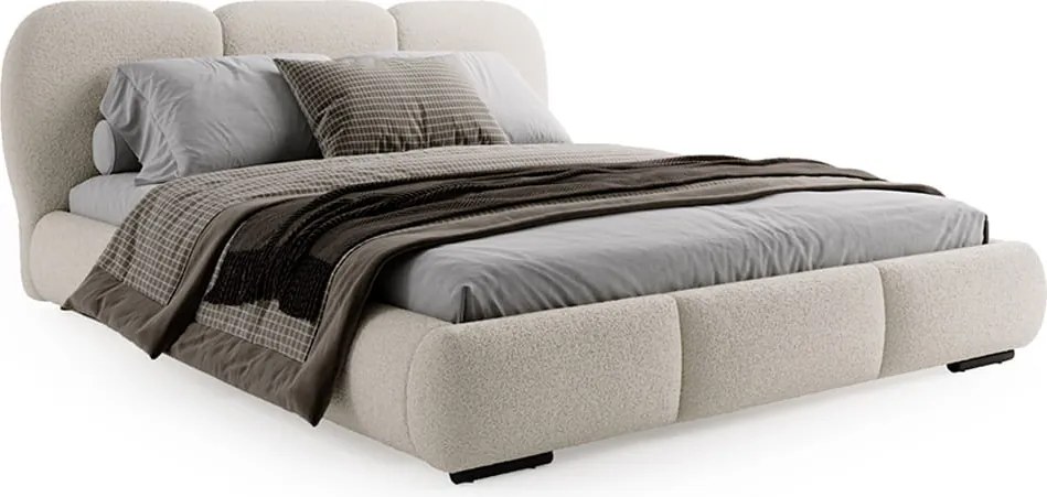 Łóżko tapicerowane RUBEN z pojemnikiem na pościel