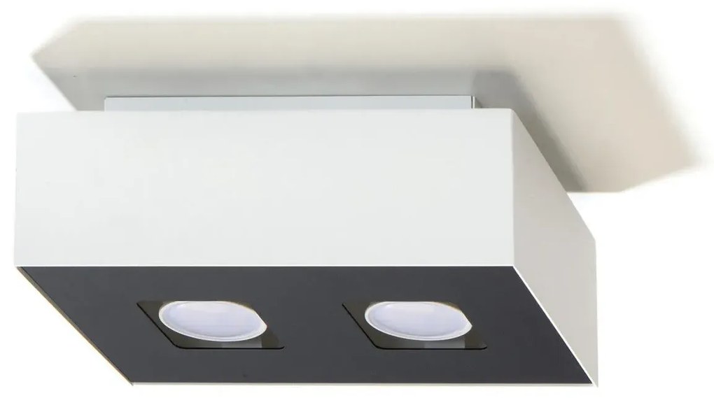 Minimalistyczny plafon E774-Sofis - biały