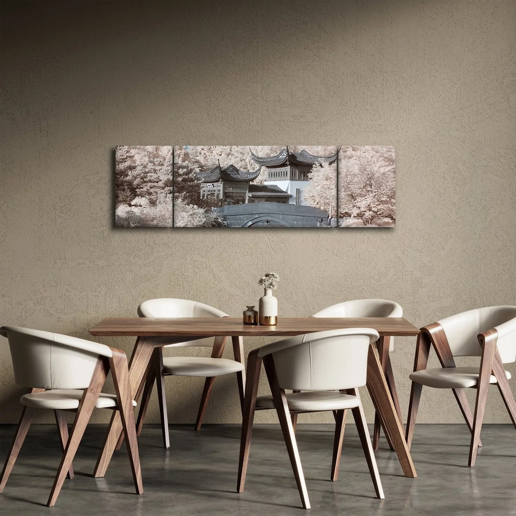 Obraz - Kwitnące drzewa w Azji (170x50 cm)