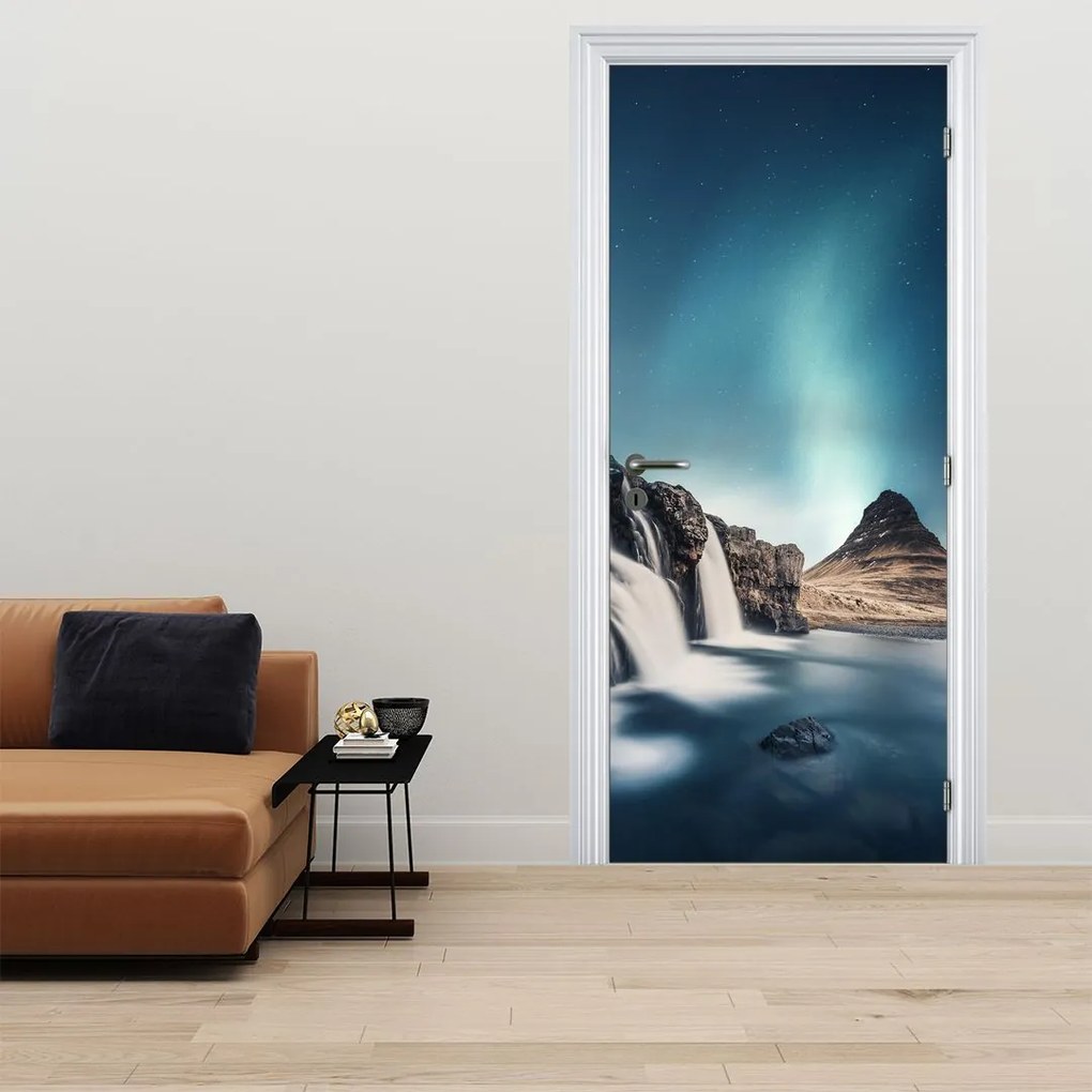 Fototapeta na drzwi - Wodospady (95x205cm)