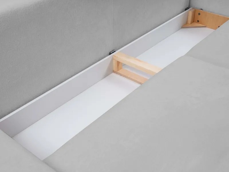 Sofa BOHO z funkcja spania i pojemnikiem SZARY PERFECT HARMONY 80