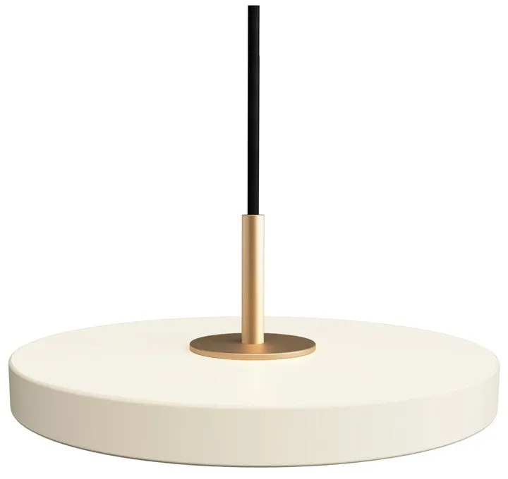 Biała lampa wisząca LED z metalowym kloszem ø 15 cm Asteria Micro – UMAGE