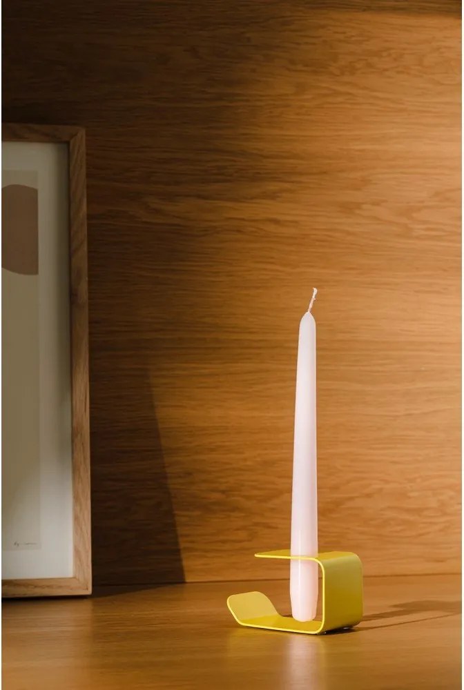 Metalowy świecznik Flec – noo.ma