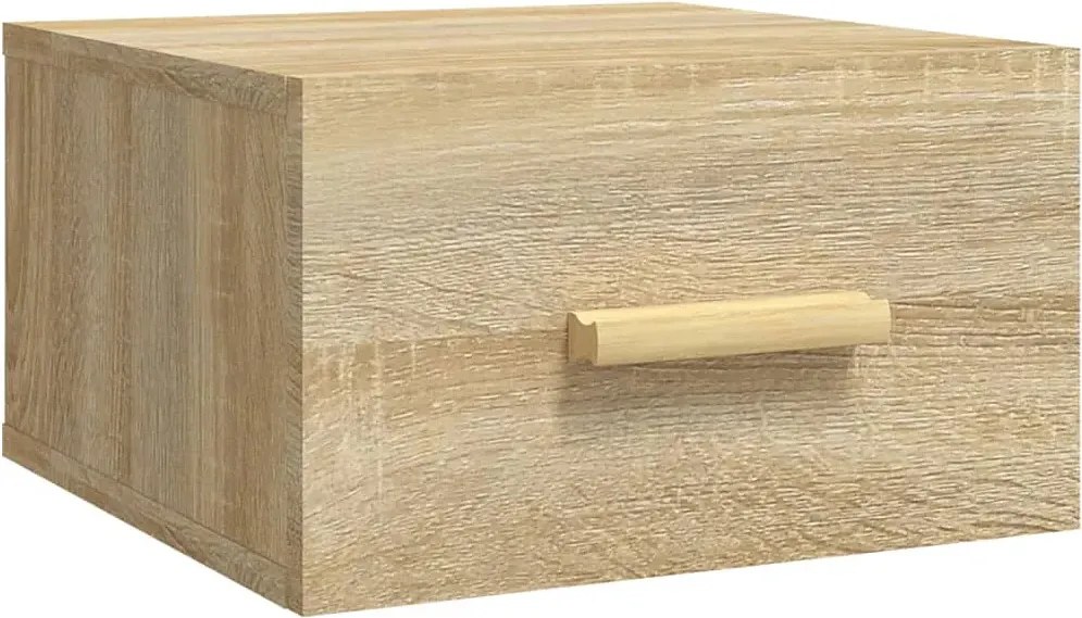 Minimalistyczna wisząca szafka nocna dąb sonoma C5-C33