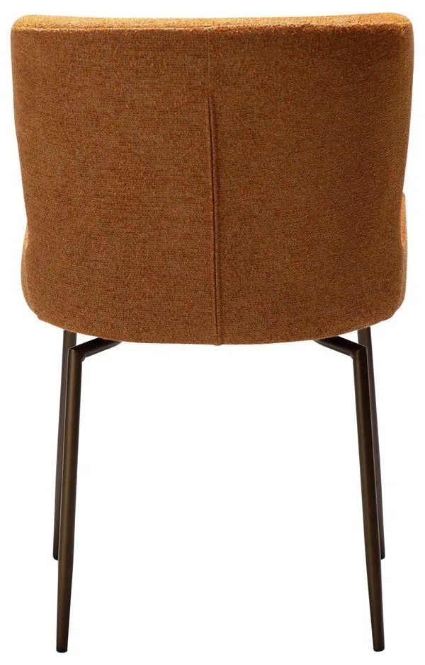 Brązowe tapicerowane krzesło Glam – DAN-FORM Denmark