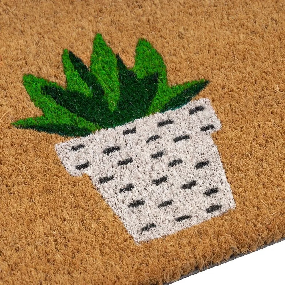 Wycieraczka z włókna kokosowego 25x75 cm Cactus – Casa Selección