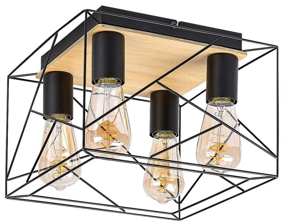 Rabalux 71024 - Plafon BOIRE 4xE27/40W/230V