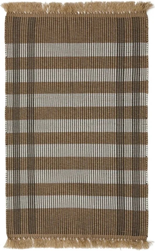 Beżowy dywan dwustronny tkany ręcznie 60x90 cm Barani – Kave Home