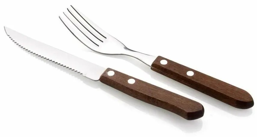 Happy Green Zestaw sztućców do steków, 12 szt.