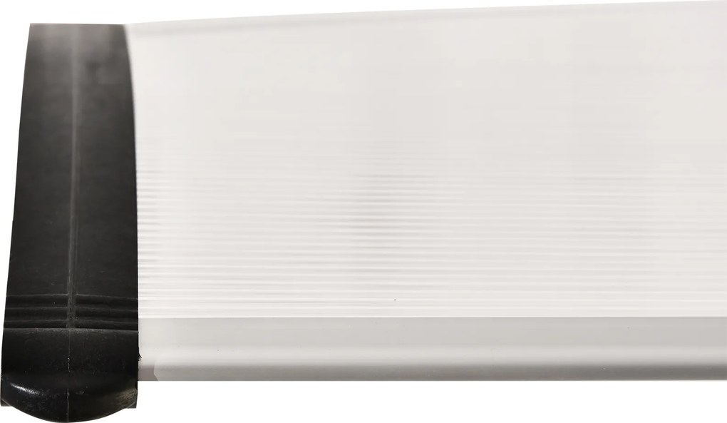 Przezroczyste Zadaszenie Drzwi Outsunny 100 x 75 cm z Poliwęglanu i Aluminiowymi Listwami