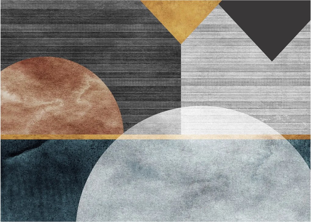 Obraz - Kształty i tekstury (70x50 cm)