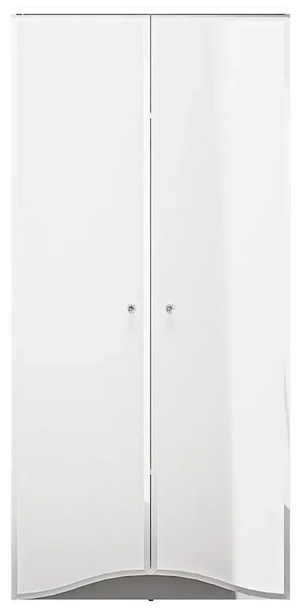 Szafa BLANC 08 2D biały połysk ML MEBLE