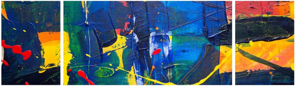 Obraz - Abstrakcja (170x50 cm)