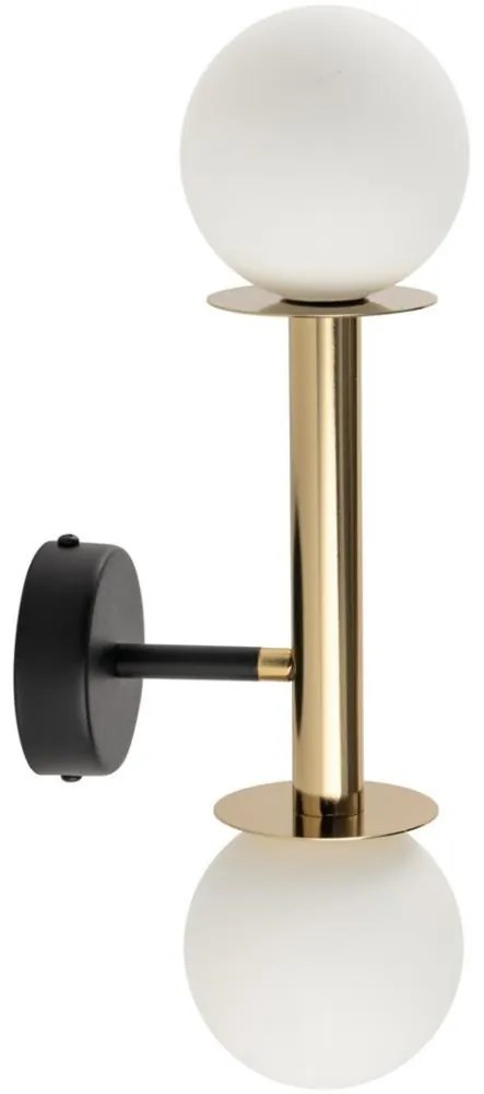 Kinkiet DAISY 2xG9/12W/230V złoty/czarny/biały