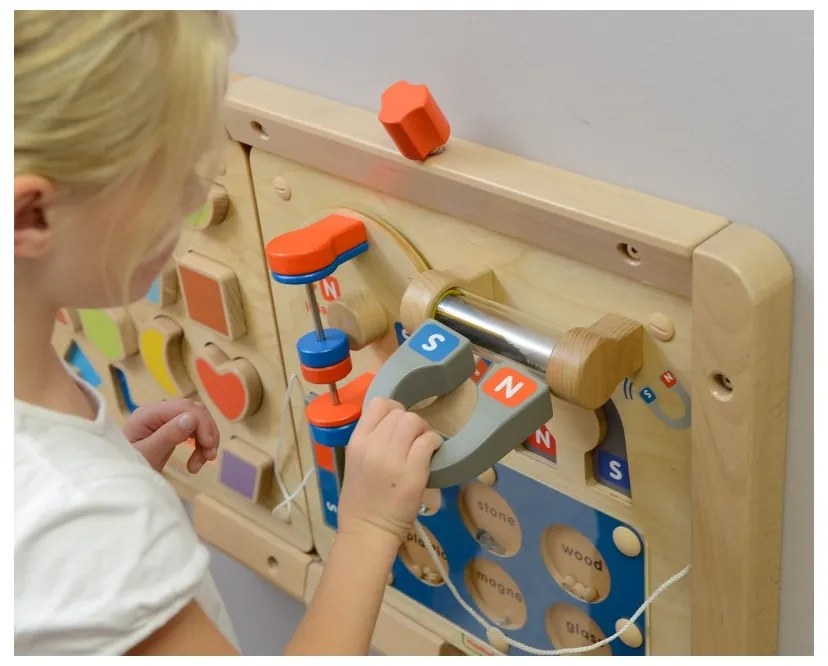 Masterkidz nauka o przyciąganiu magnetycznym - ścienna tablica edukacyjna flex montessori