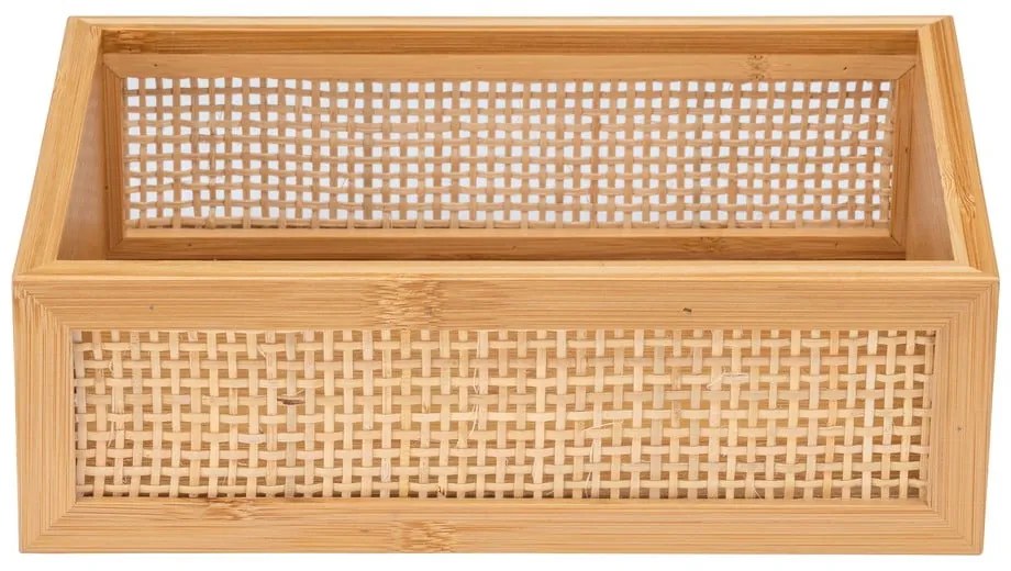 Bambusowy organizer łazienkowy Wenko Allegre, 22x7 cm