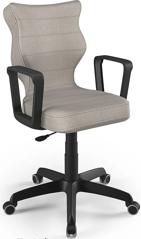 Ergonomiczne krzesło do biurka Norm Black rozmiar 5 (146-176,5 cm)