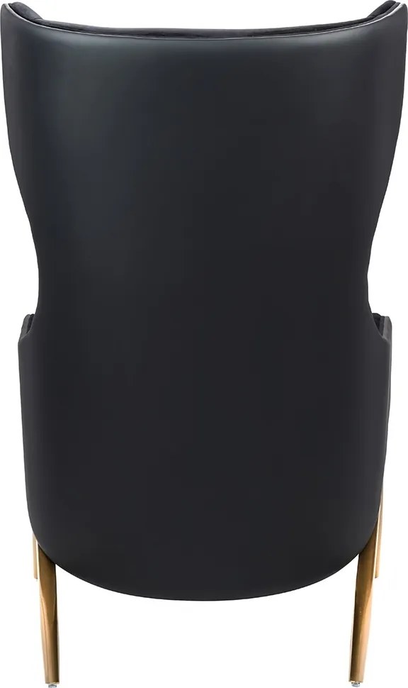 Welurowy fotel wypoczynkowy w stylu glamour Hampton Velvet