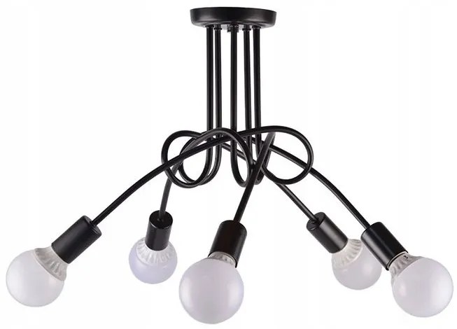 Lampa Paradise 5 392252 Czarna