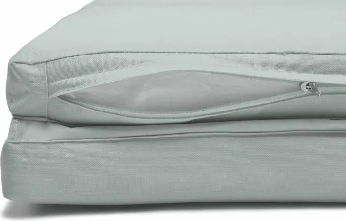 Zestaw 2 sztuk poduszek ogrodowych na leżaki - jasnoszary