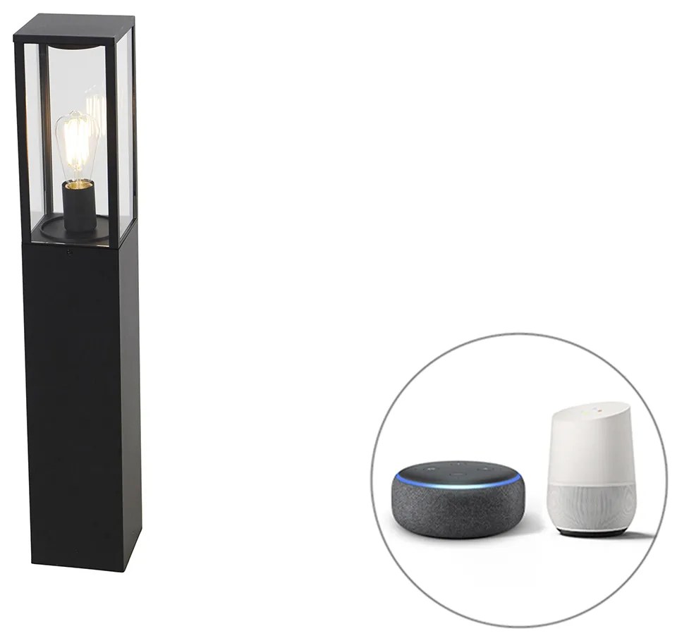 Zewnetrzna Inteligentna lampa podłogowa zewnętrzna czarna 80 cm z Wi-Fi ST64 - CharloisPrzemysłowy Oswietlenie zewnetrzne