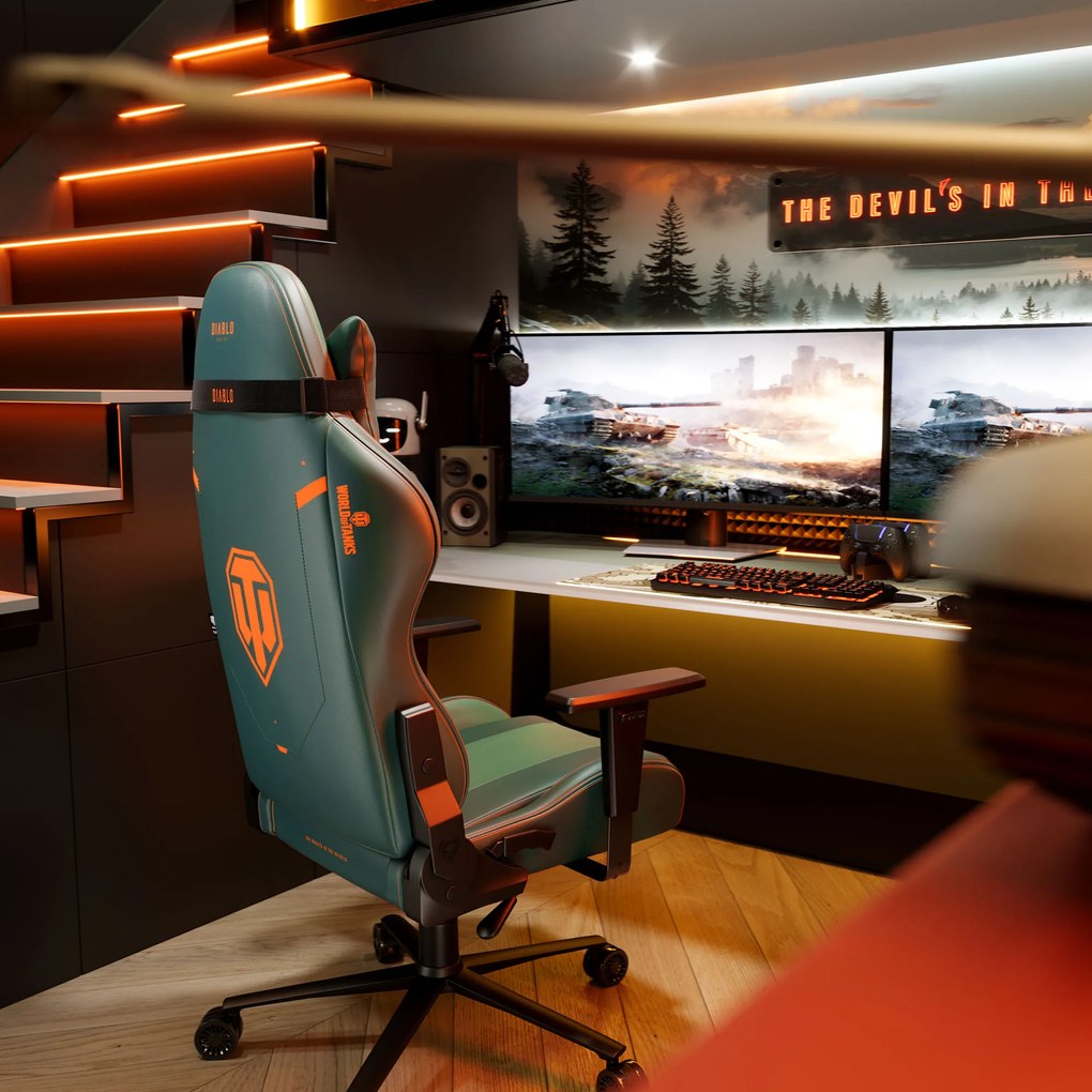 Fotel gamingowy Diablo X-One 2.0, World of Tanks