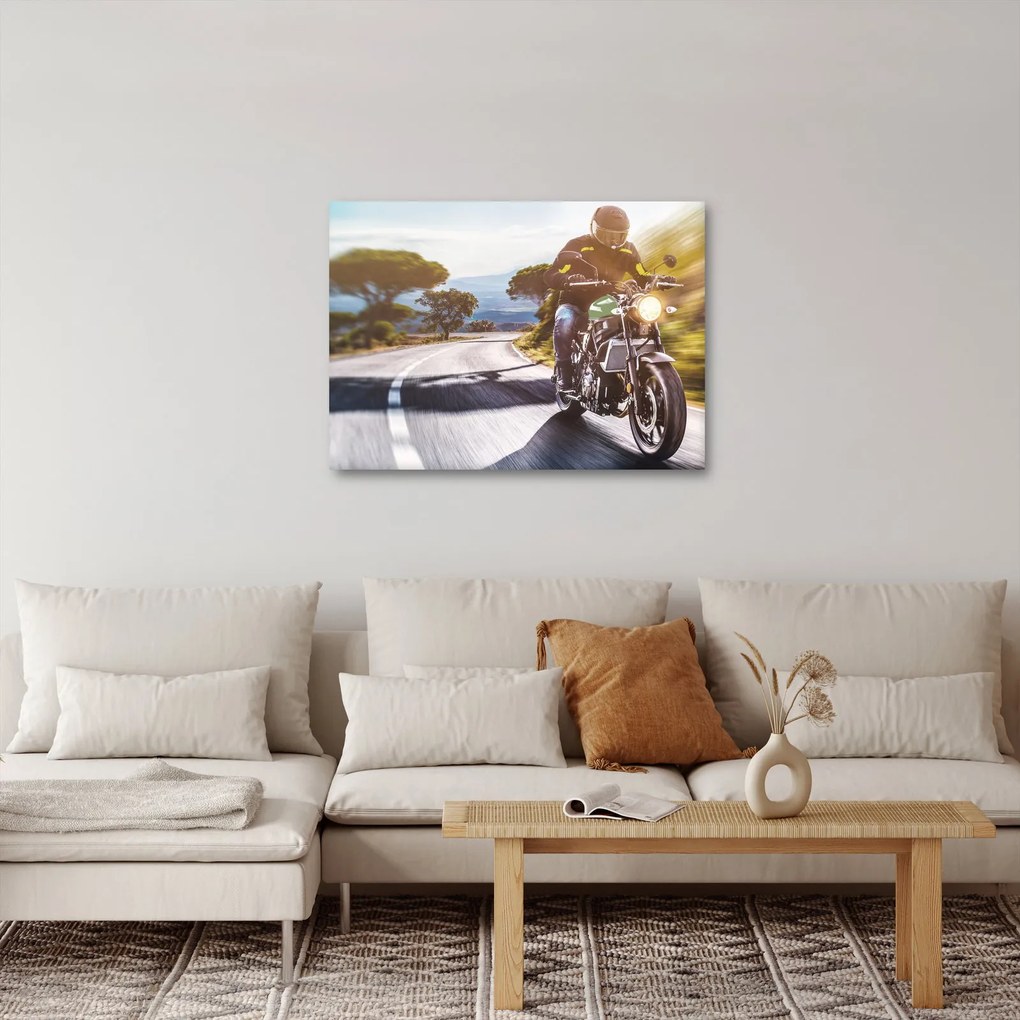 Obraz - Motocyklista (70x50 cm)