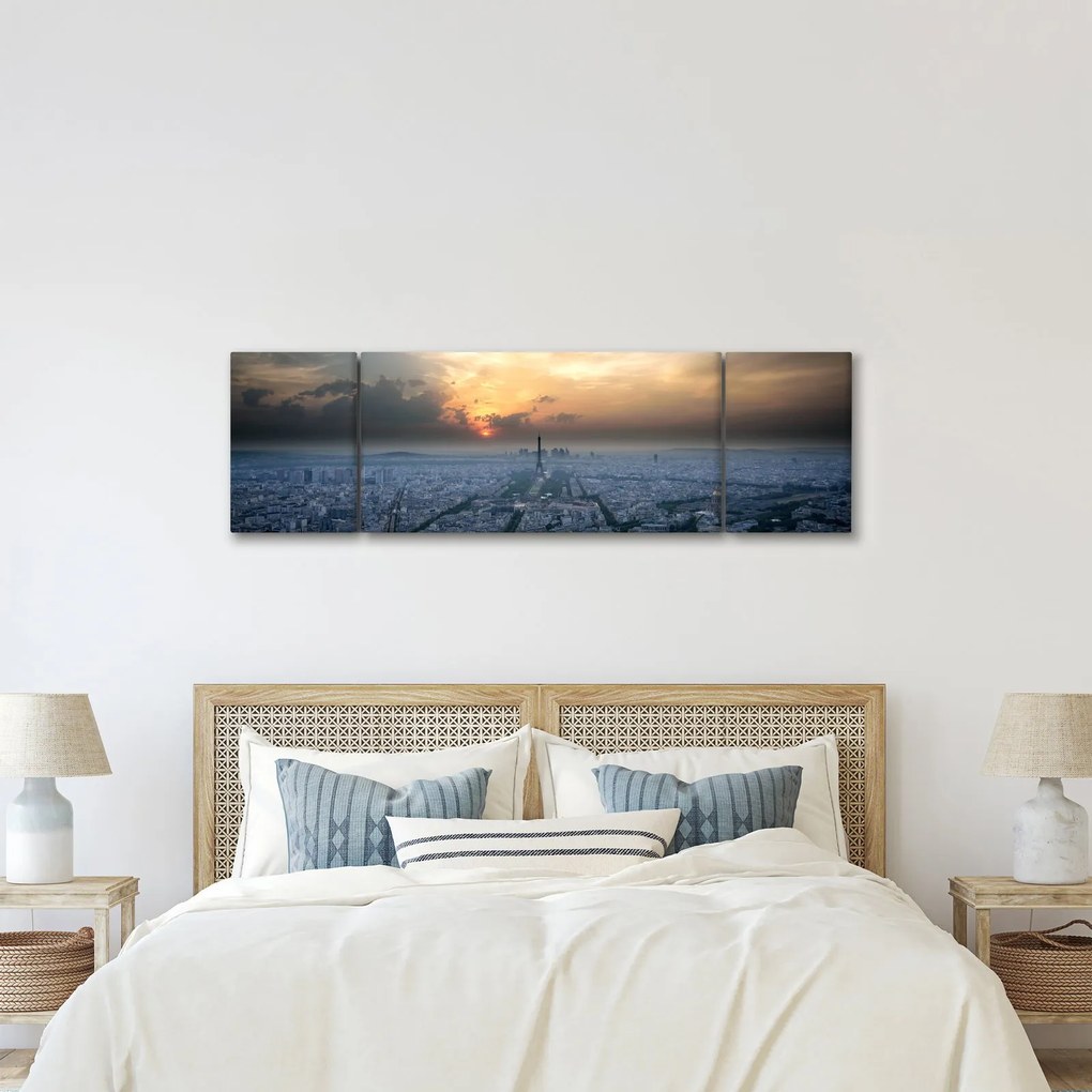 Obraz - Paryż z góry (170x50 cm)
