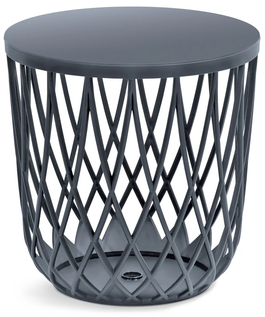 Stolik kawowy z miejscem do przechowywania Uniqubo 55 l antracytowy PROSPERPLAST