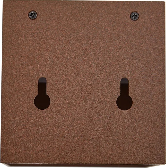 Zewnętrzna lampa ścienna rdzawobrązowa z LED IP65 Solarna - Charlene