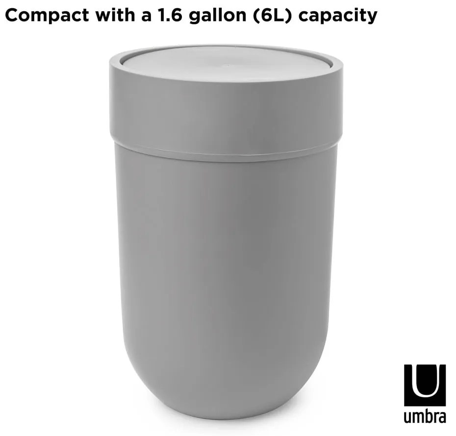 Plastikowy kosz na śmieci 6 l Touch – Umbra