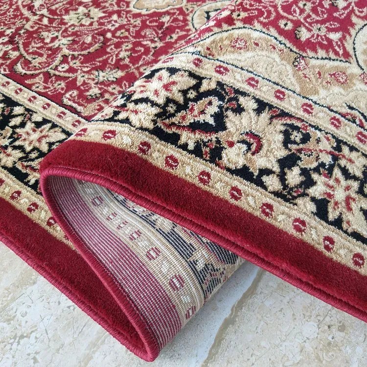 Czerwony elegancki dywan w stylu retro L0-S32