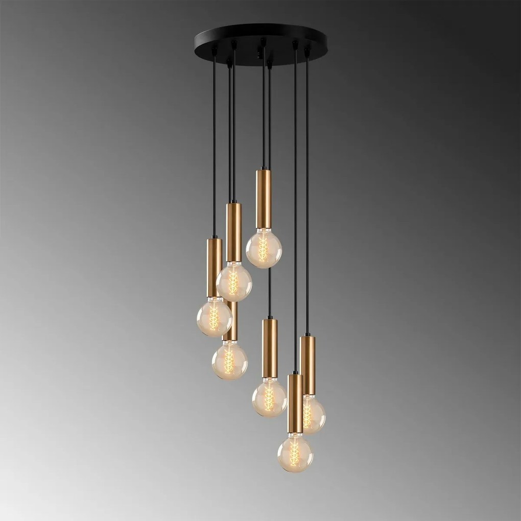 Lampa wisząca Tempo - 6032, brązowa