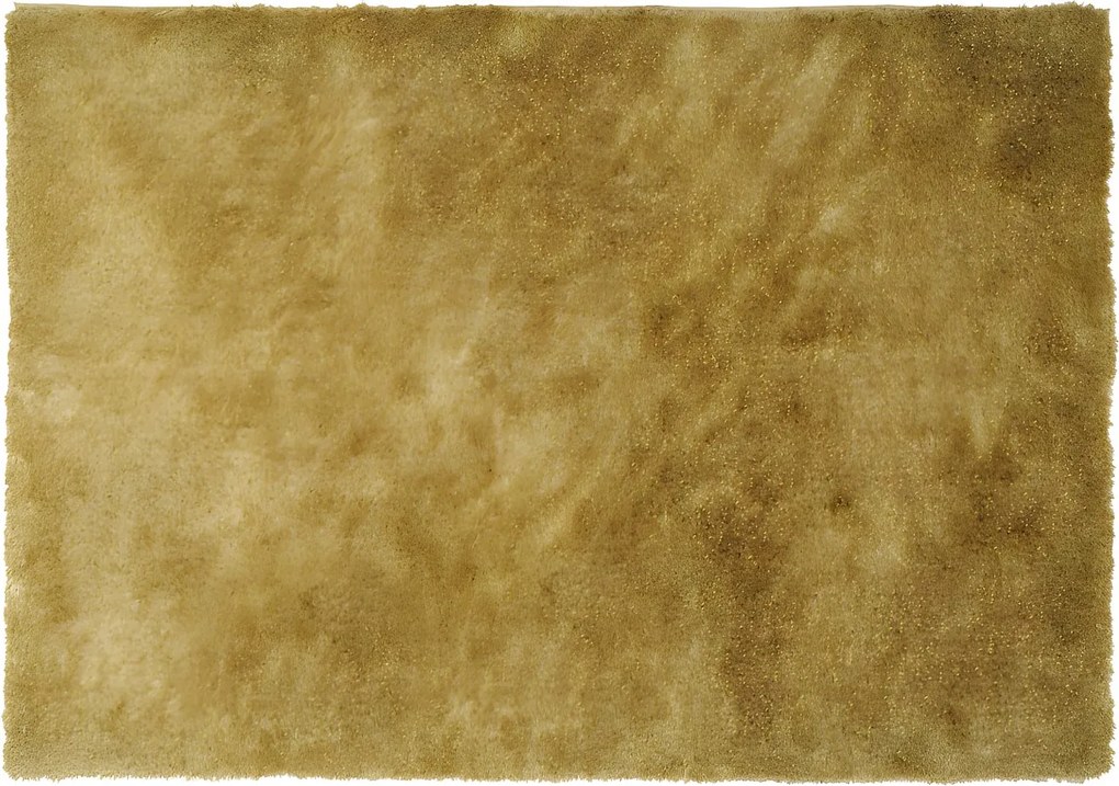 Dywan shaggy LOLLY - Złoty - 160 x 230 cm