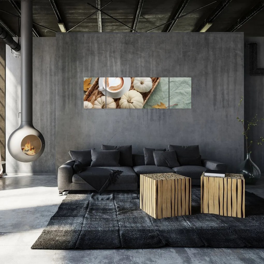 Obraz - Jesienny relaks (170x50 cm)