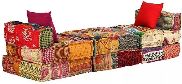 Sofa patchworkowa 3-osobowa G0-A41