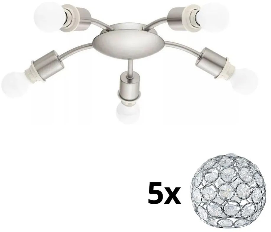 Eglo - LED sufitowe MY CHOICE 5xE14/4W/230V chrom