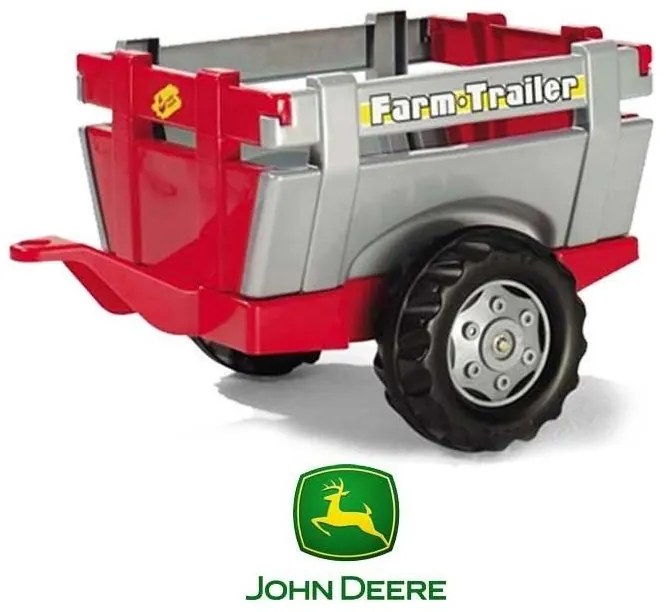 Rolly toys rollytrailer przyczepa do traktora otwiane burty