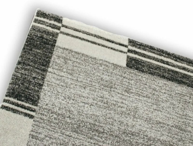 Dywan nowoczesny Lara Ramka szary 160 cm x 230 cm