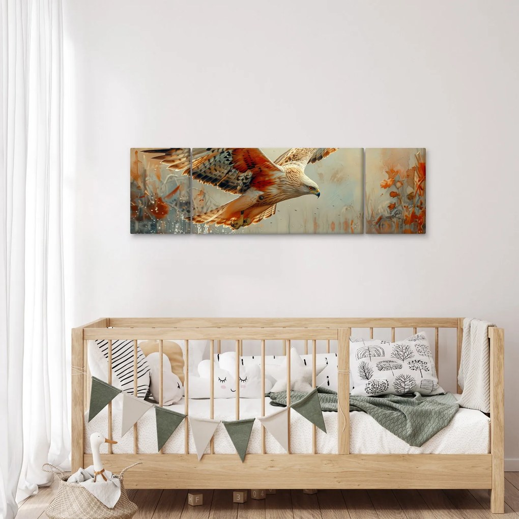 Obraz - Ptak drapieżny (170x50 cm)